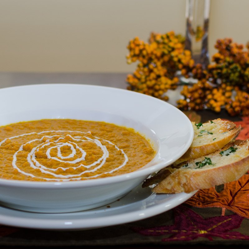 Roasted Carrot Malbec Soup