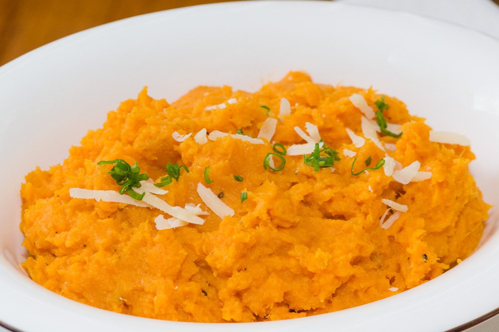 Ginger Mashed Sweet Potatoes