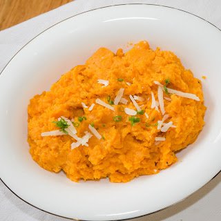 Mashed Sweet Potatoes with Orange and Ginger