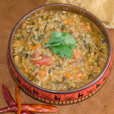 Red Lentil and Quinoa Soup