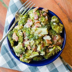 Roasted Bacon and Broccoli Salad