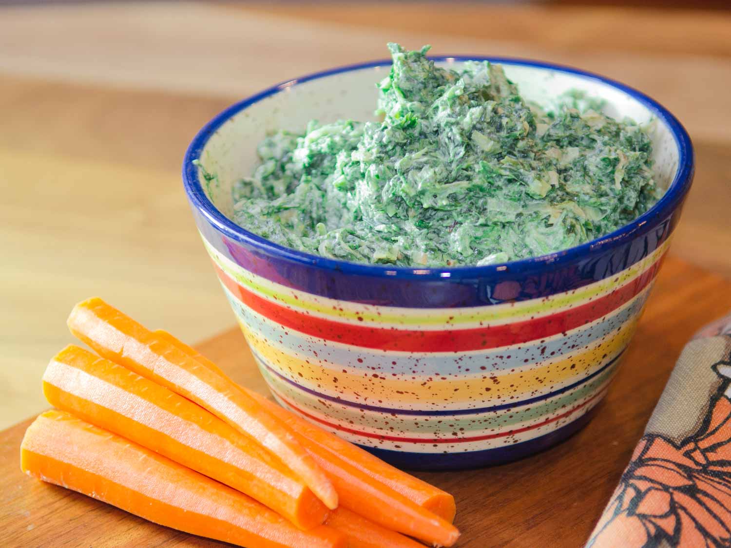 Spinach and Caramelized Leek Dip - Made with Greek Yogurt