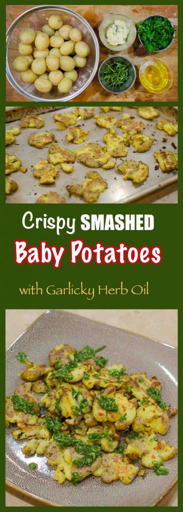 Crispy Smashed Baby Potatoes