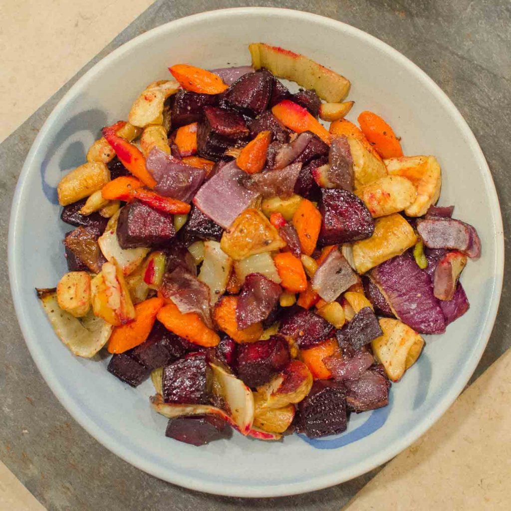 Roasted Beets, Parsnip, Carrots and Fennel