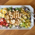 Kale Salad with Air Fryer Herb Chicken Breast