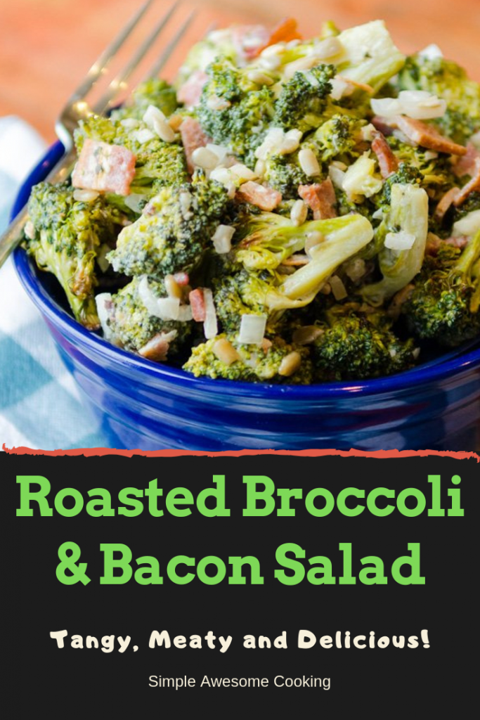 Roasted Broccoli & Bacon Salad