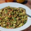 Bowl with Mediterranean Lentil Vegetable Salad